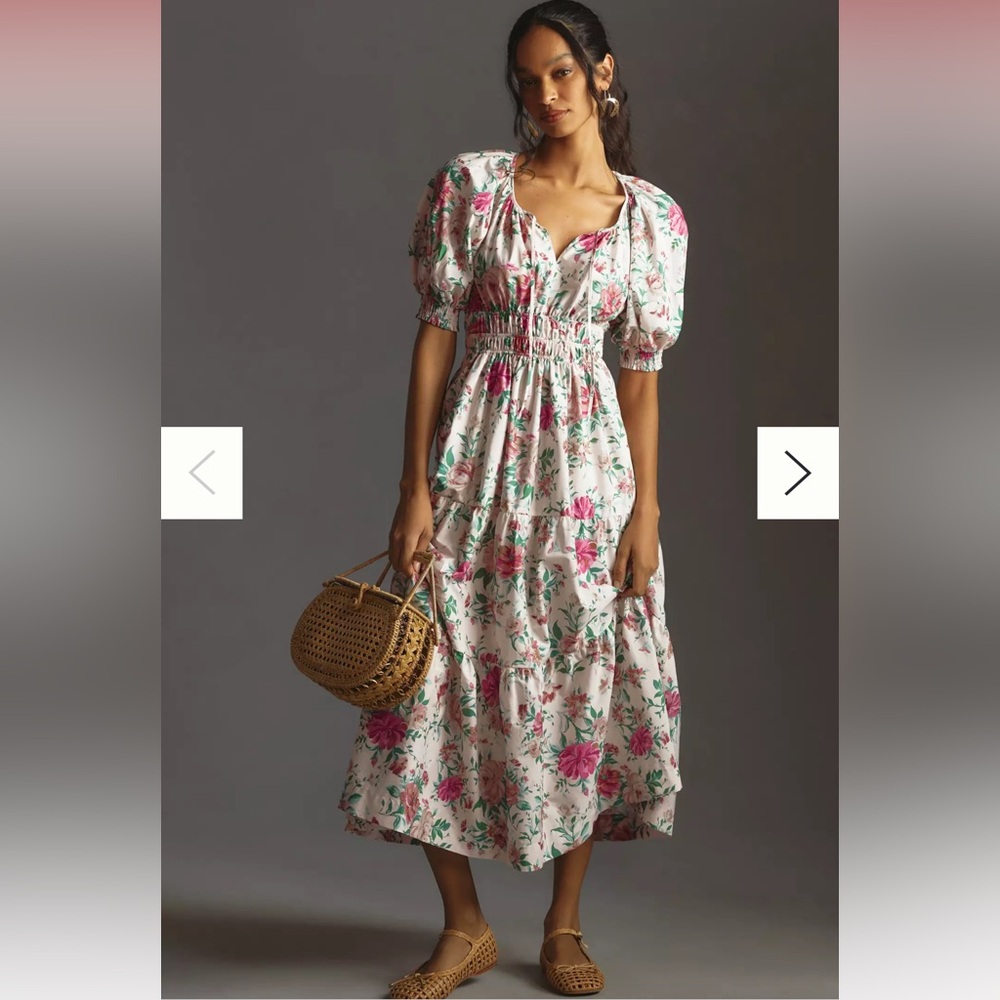 ANTHROPOLOGIE Somerset Maxi Dress / Size Medium / NWT